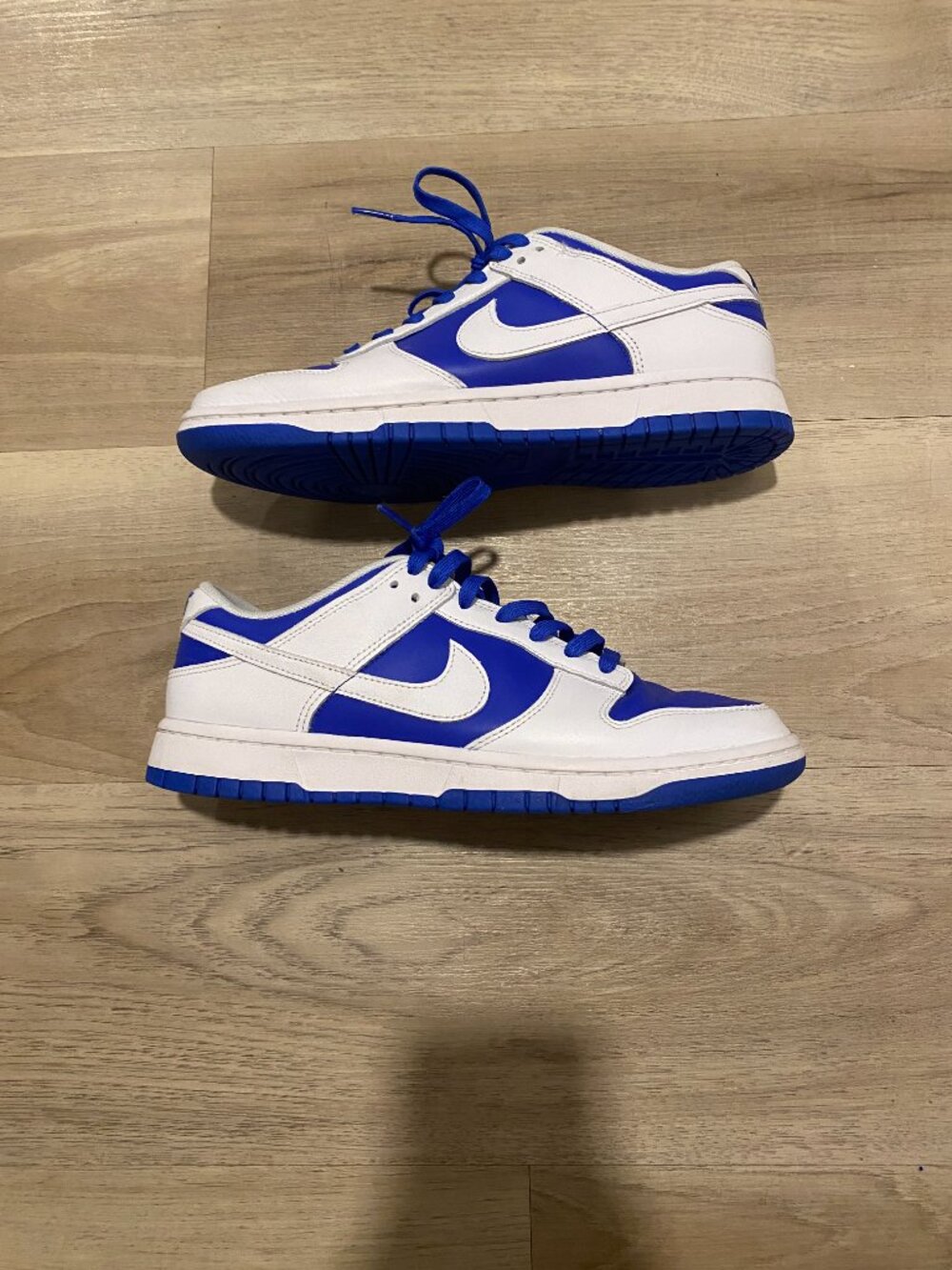 Nike Dunk Low Retro Royal Blue White DD1391-401 Men's Size 9 Excellent Condition - Picture 2 of 14